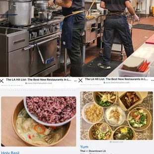 Voted in LA Hit List Best New Restaurant in Los Angeles. Both Concept Holy Basil and Monthly Secret Meny ( Yum Los Angeles )