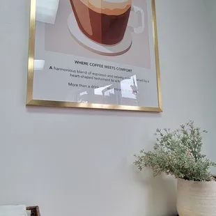 a picture of a coffee latte