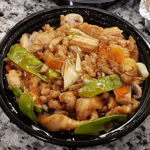 Chicken with baby corn