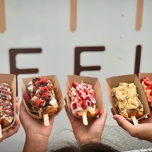 food, waffles