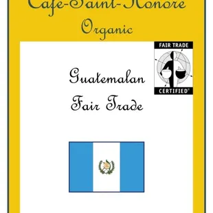 Guatemalan Fair Trade Organic. A famously delicious French roast Fair Trade Organic coffee.