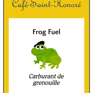 Frog Fuel - our world-famous chicory blend. Serve it New Orleans-style with a little sweetened condensed milk.