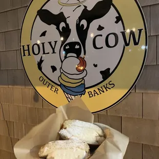 Ice cream donut panini