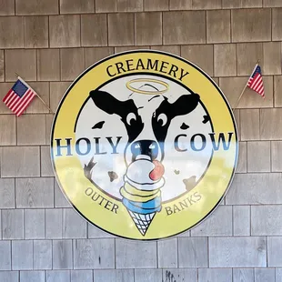 a cow with a halo on its head