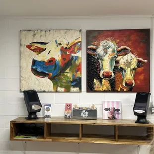 Cow art. Moosterpiece
