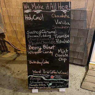 Sign outside.