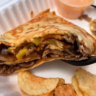 Philly Steak Crepe