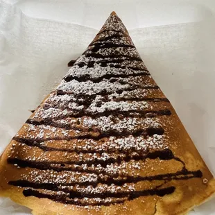 Nutella and Banana Crepe