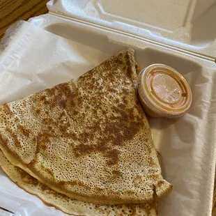 Ham and Cheese Crepe