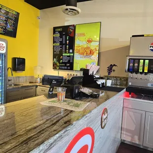 sushi and sashimi, interior