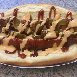 One hot momma smoked hot link