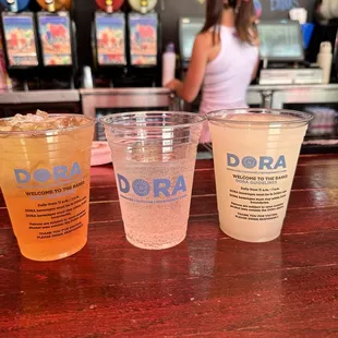 Grace and our cocktails