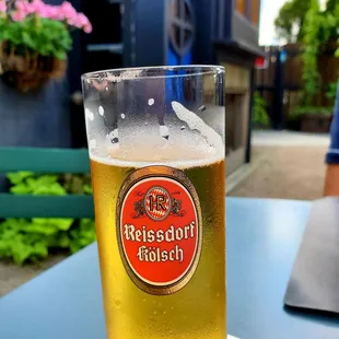Kolsch service Thursday in the garden