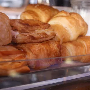 croissants and doughnuts