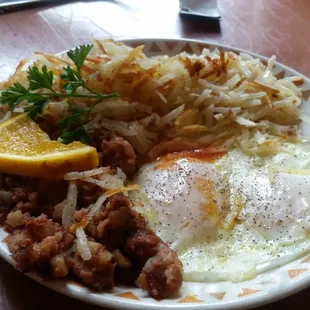 St Patrick&apos;s favorite with eggs over easy