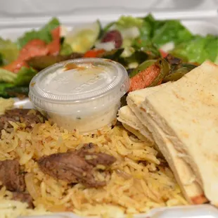 Lamb Biryani with Salad