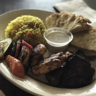 Combo Kabob (beef and chicken)