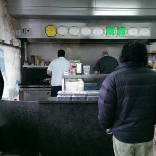 The small kitchen where all the magic happens.