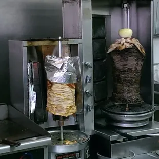 Shawarma ready to roll.