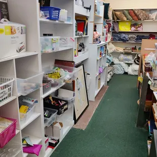 The first room is mainly household goods