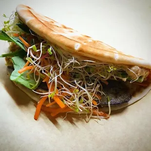 Vegan eggplant wrap from their insta