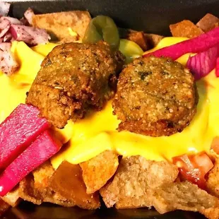 Veggie pita nachos from their insta
