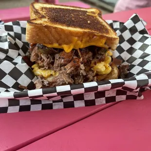Holy grail brisket sandwich