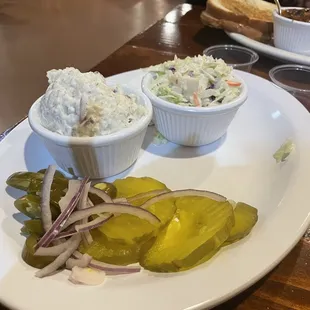 Potato Salad and Slaw.