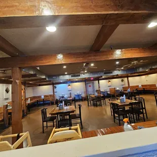 Interior, middle to back