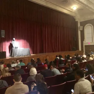 During "Creative Mornings" event in April 2018