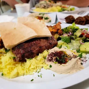 a plate of food