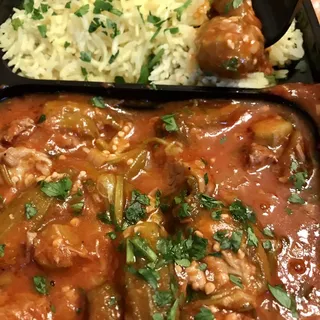 Bamyeh with Lamb