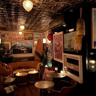 the interior of a restaurant