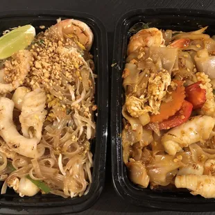 Pad Thai and T502. Pad Kee Mao