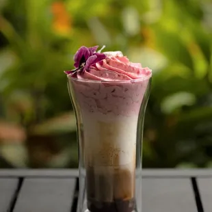The Blind Date - tuxedo mocha with raspberry whipped cream at the Coffee Bar
