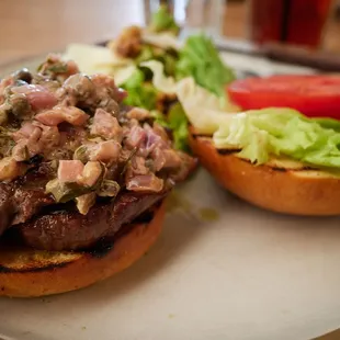 Filet sandwich (comes with a garden salad)