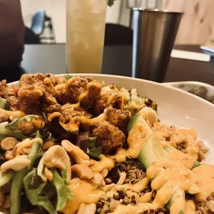 Fried Cauliflower Bowl