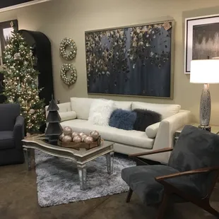 Leather furniture  that is Made in USA and genuine, top grain everywhere on the piece.