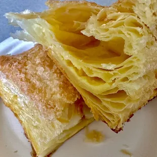 Yuzu Pie. Light Viennoiserie turnover w just a hint of bright acidity from the yuzu filling.