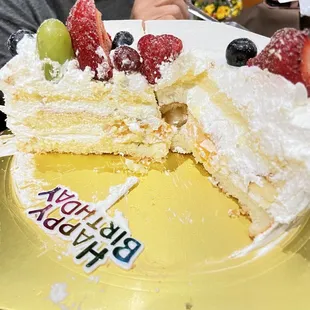 Strawberry shortcake, fruit cake