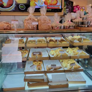 Showcase of delectable baked goods