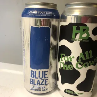 My choice of ales for this run.