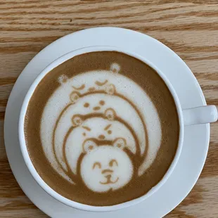 The latte art on my mocha at Home Cafe was BEARy creative! It had the perfect contrast, texture and most importantly, perfect taste.