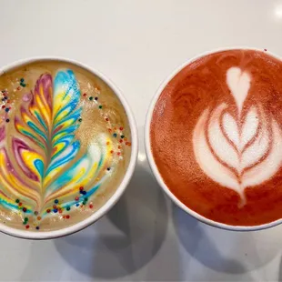 Red Velvet Lattes
