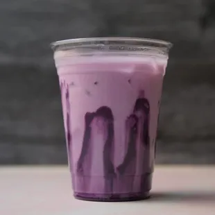 Ube Iced Latte