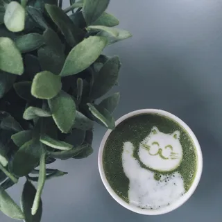 Pumpkin Pie Matcha Latte