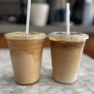 Iced Coconut Vanilla Lattes