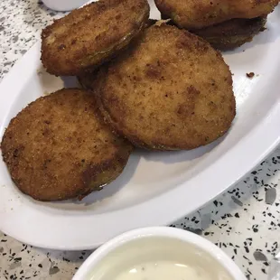 Fried green tomatoes