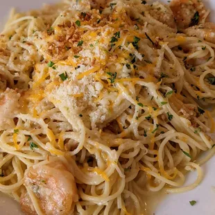 Garlic Shrimp Noodles