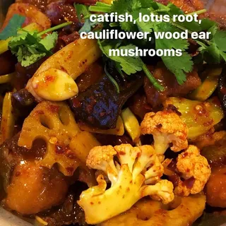 E5. Dry pot Cooked Catfish /